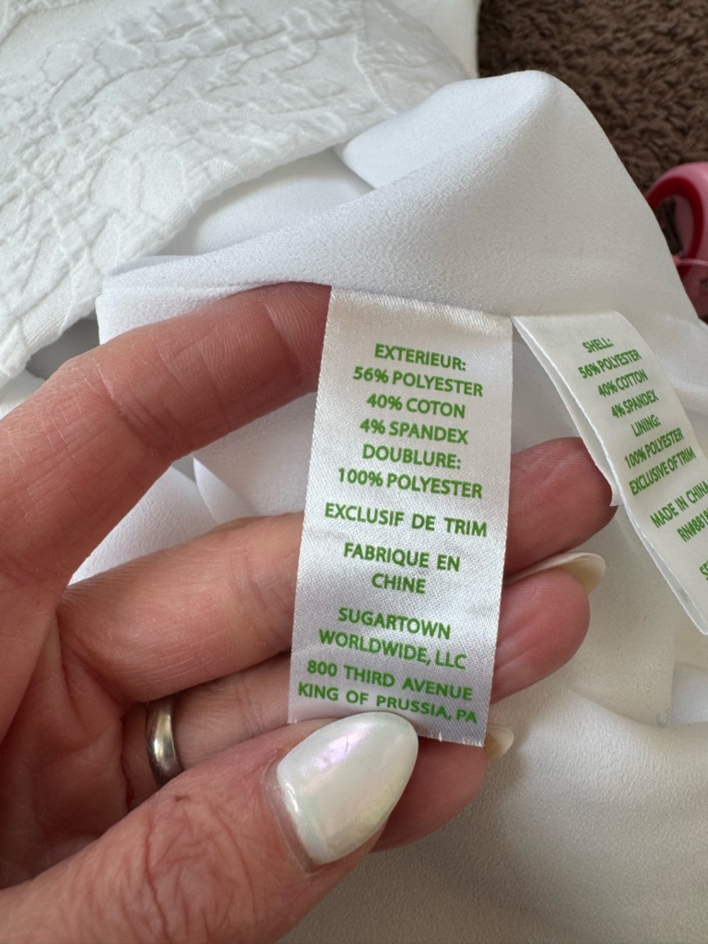 Lilly Pulitzer White Gold Caliente Jacquard Pearl Stretch Sheath Dress 12 $198 - Picture 7 of 14